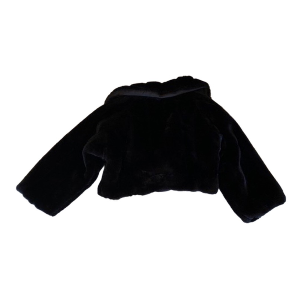 Faux Fur Girls Bolero Jacket - Picture 2 of 6